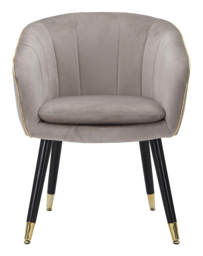 Parmchair Paris Grey Gold Cm 62X58X78