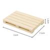 Miniature Furniture Simulation Rectangular Wooden Tray Model Mini Card Board Cartoon Decor Toys 1/12 Dollhouse Accessories