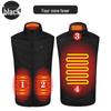 Unisex Smart Heated Vest with Temperature Control - Winter Warmth, Cotton, Plus Size