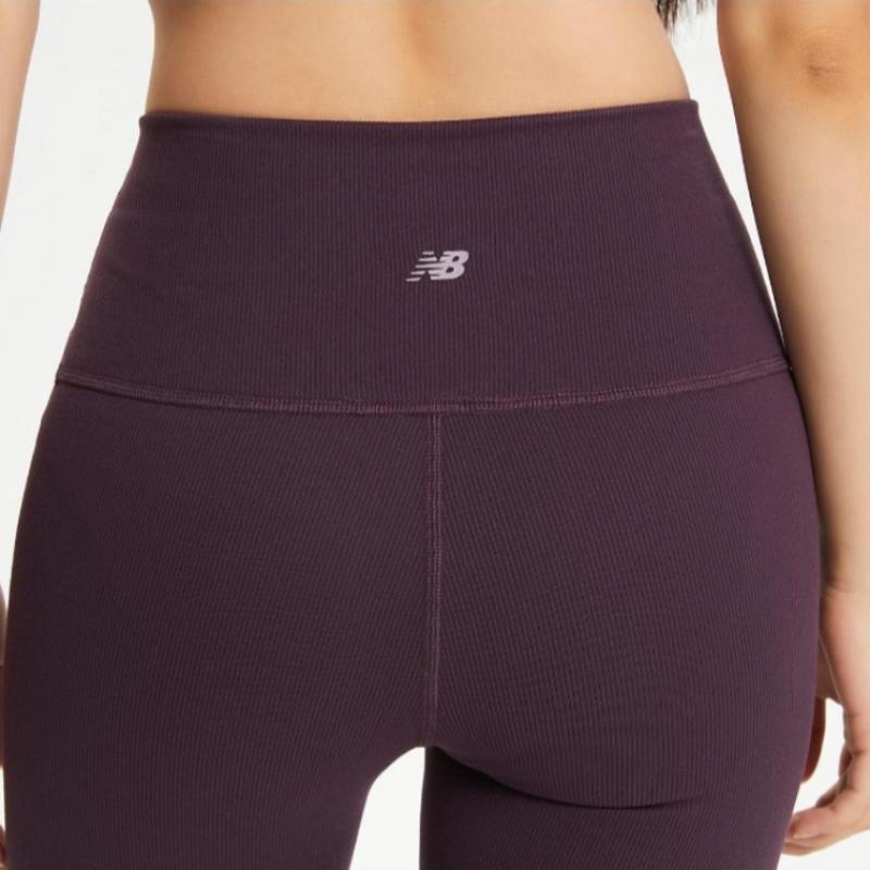 New Balance Pants Eqs Nbnse4s052 75 Women Ribbed 27 Inch Leggings  Tig