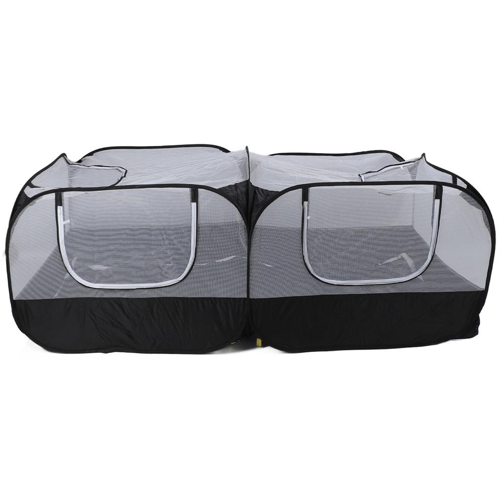 Foldable Pet Play Tent Portable Breathable Transparent Mesh Wall Pop Open Small Animal Playpen for Chicken Cat Dog
