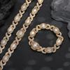 Hip-hop 11MM unlimited eyes 1 character Cuban chain micro-inlaid zircon personality hot-selling hip-hop men's necklace