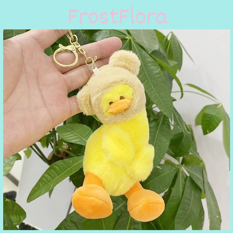 Adorable 15cm Plush Duck Keychain Doll Cute Cartoon Animal Plush Toy Gift For Kids