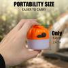 Mini Portable LED Pumpkin Bulb 6500K Rechargeable Eye-protecting Light Strip Hook Tent Light Outdoor Emergency Lighting Lamp