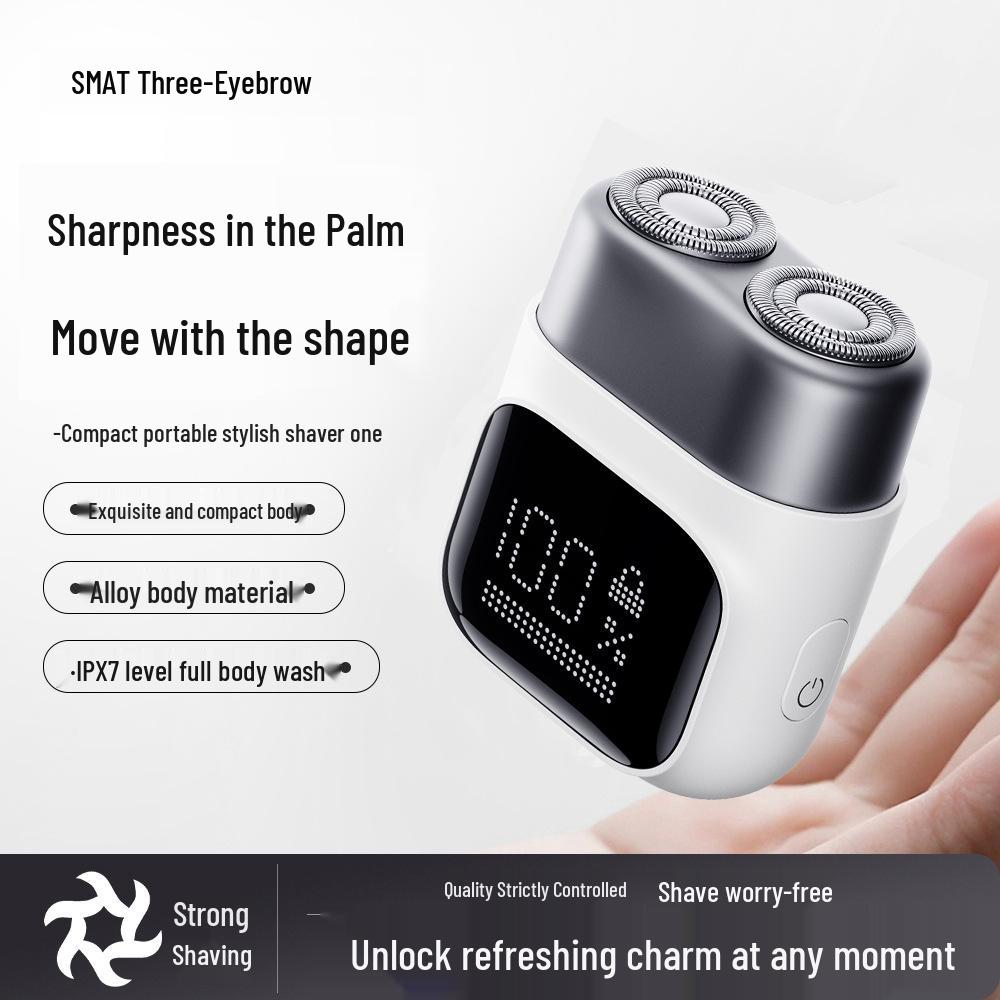 

Xumai 2026 Водонепроникна Електробритва для Чоловіків - Зручна для Подорожей, Для Всього Тіла - Ідеальний Подарунок на День Святого Валентина та Новий Рік Milk White