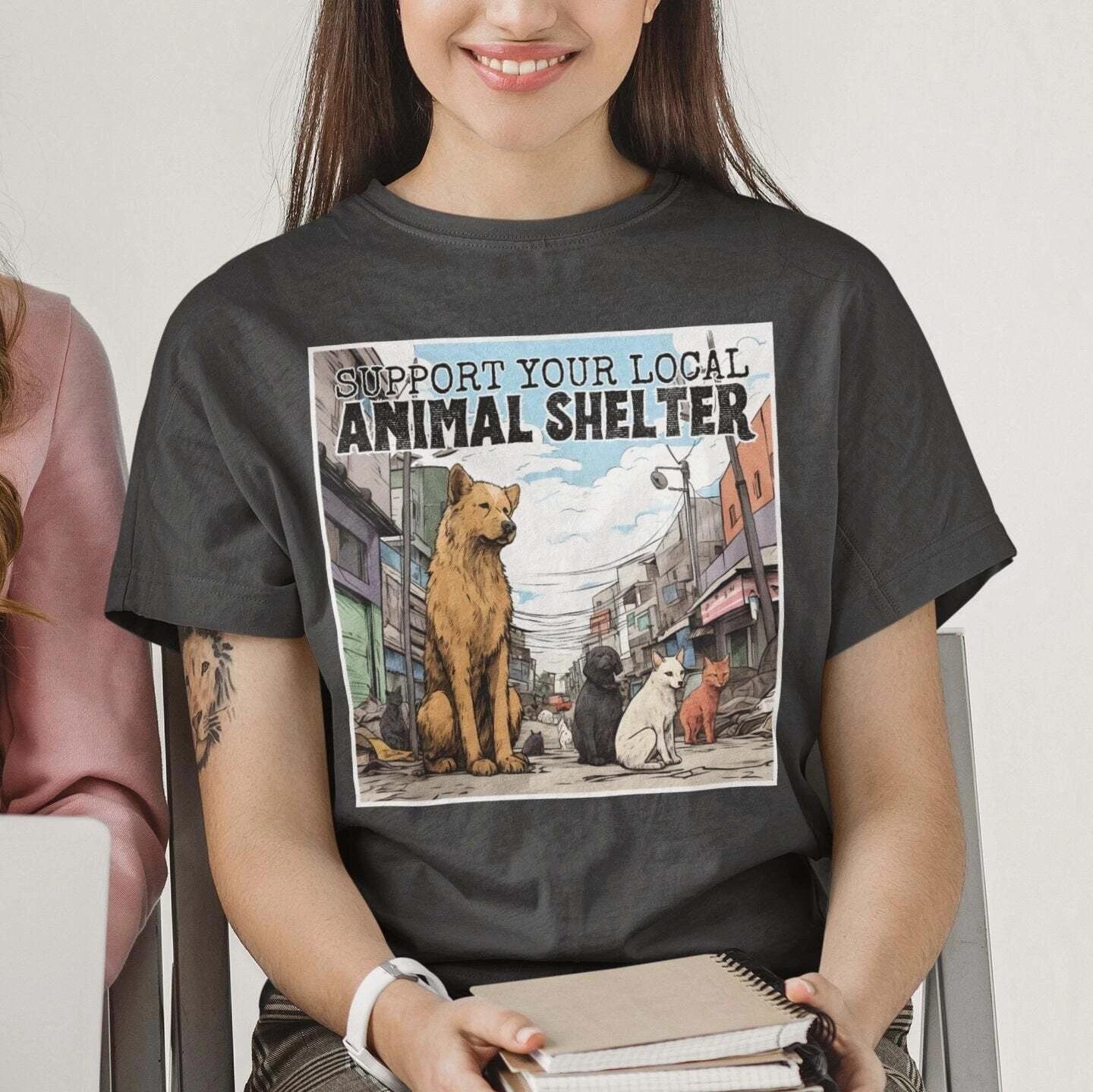 Support Your Local Animal Shelter T-Shirt XL