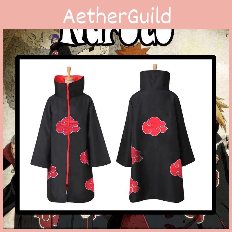 Aufwendiger Akatsuki-Umhang Kimono Uchiha Tobi Obito Cosplay-Kostüm für Anime-Enthusiasten