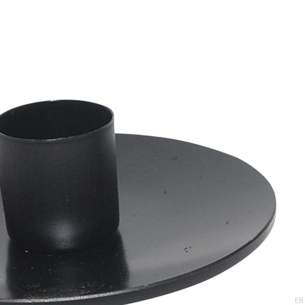 Candle Holder Decor Candlelight Round Nordic Candlestick Holders for Party Christmas Dining