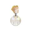 Creative Polygon Crystal Glass Perfume Bottle Amber Crystal Agate Perfume Bottle Luxury Home Decorative Jar Home Decor