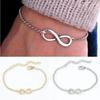 Fashion 8-shaped Alloy Bracelet Retro Minimalist Couple Bracelet 8-shaped Bracelet Women's Jewelry Bracelet Accessories Gifts
