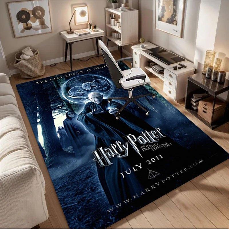 

Harry Potter Deathly Hallows Part 2 Movie Poster PrintOffice Mat Home Decor Office Rugs LB109 60cm by 90cm