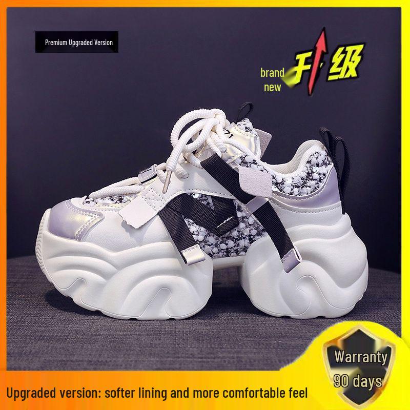 Stylish Women's Dad Shoes: Popular, Thick-Soled, Versatile, Height-Boosting, Casual Sneakers