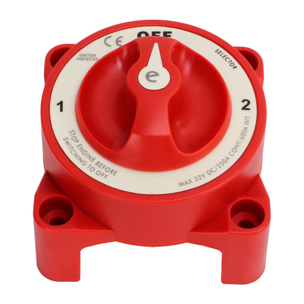 Battery Disconnect Switch Cut Off Power Kill Isolator 3 Levels 350A 32V DC for RV Marine Boat