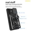 AMORUS For Samsung Galaxy S25+ Case Kickstand PC+TPU Phone Cover with Camera Lens Slider
