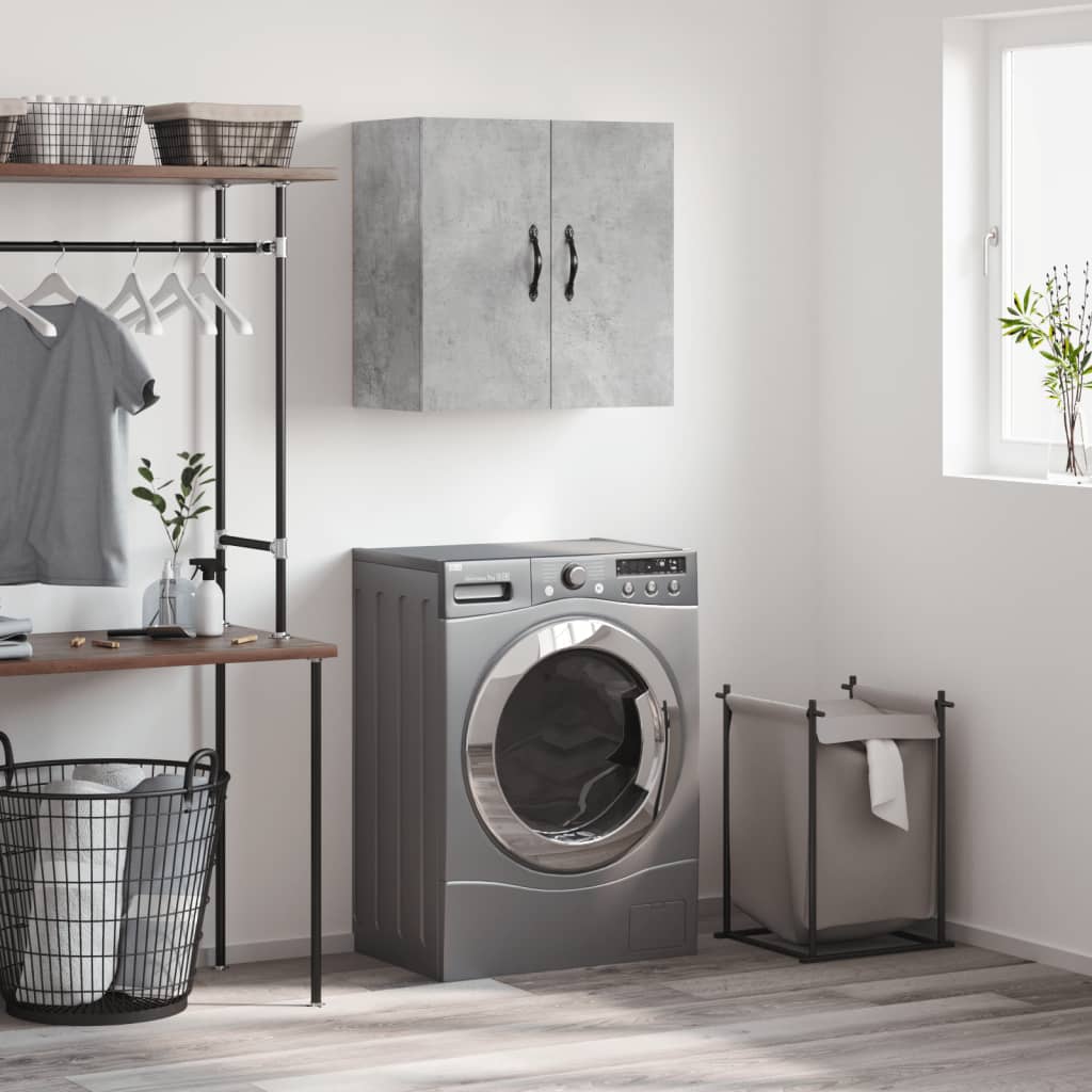 Wall Cabinet Concrete Grey 60 x 31 x 60 cm Particleboard