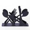 Elegant Napkin Holder Black Vertical Tissue Holder High Quality Tissue Dispenser  Restaurant Use