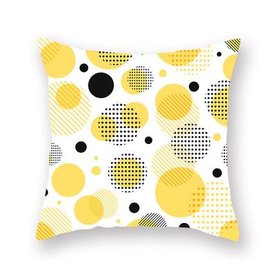 Nordic Yellow Geometric Pillow Cover Pillow Sofa Cushion Pillow Cover