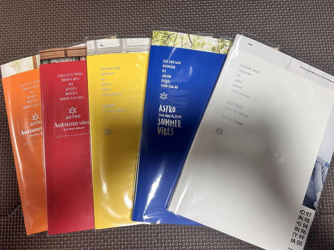 

[USED] ASTRO Four Seasons Album 5-piece set