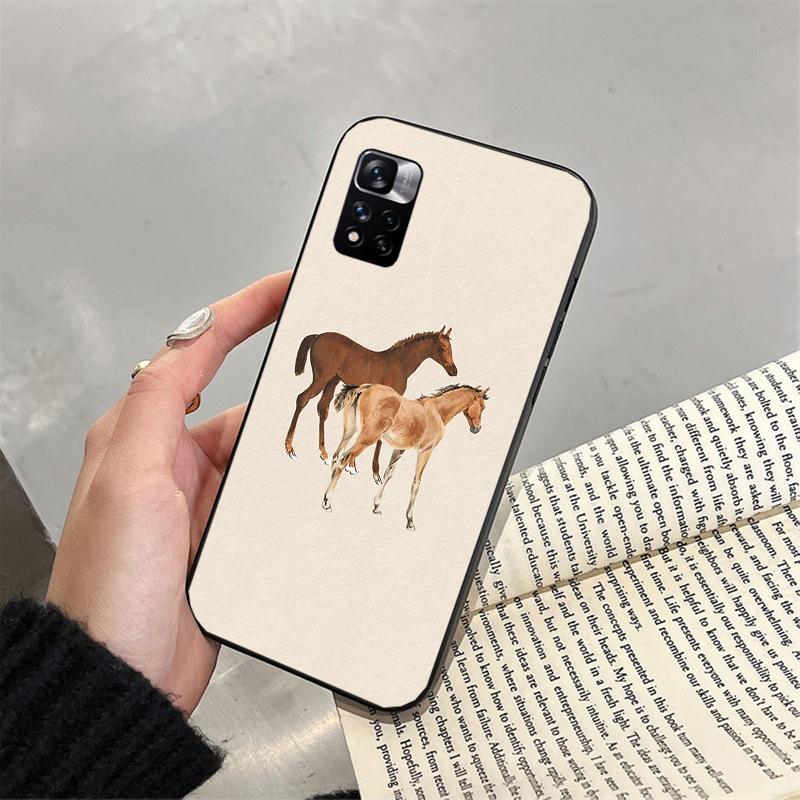 Phone Case For Xiaomi Poco C71 15T 14T Pro Redmi note 15 14 14 13 Pro Redmi A5 15C 13C foal Horse