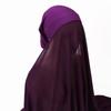 Muslim Women Bonnet + Chiffon Shawl Instant Under scarf Cap Islam Inner Scarf Headband Stretch Hijab Cover Headwrap Turbante