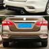 Silver ABS Rear Fog Light Cover for Nissan Sylphy 2016-201