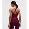 Lululemon Get Low CrossBaCk Training Tank Top  Light Support  B C Cup Berry rumBle BlaCk Plum