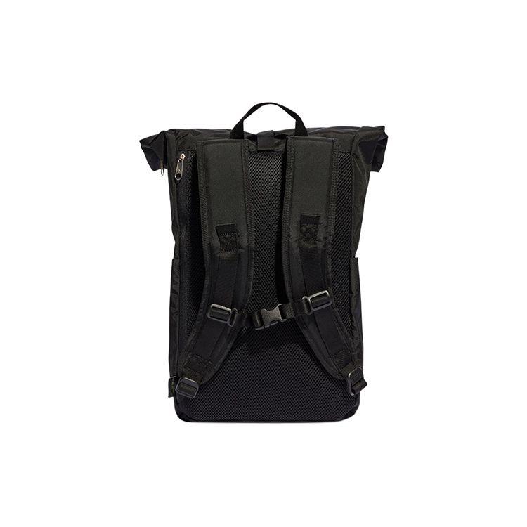 adidas Premium Essentials Roll-Top Backpack Black Unisex Streetwear IJ0766