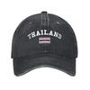 Thailandia FOND.1949 Krung Thep Maha Nakhon Capitale Cappellino da Baseball Casual per Coppia Donna Cappellino Estivo Trucker Cappellini da Baseball Vintage