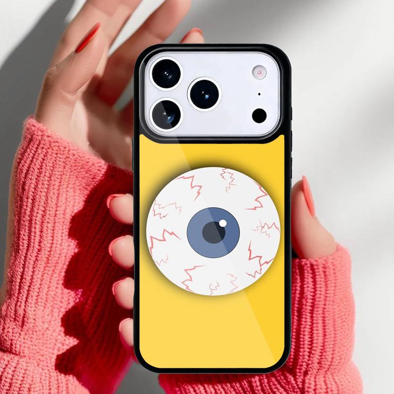 CRAZY EYEBALL PATTERN Phone Case for iPhone 17 16 15 14 13 Pro Max Back Cover for 12 11 Pro Coque