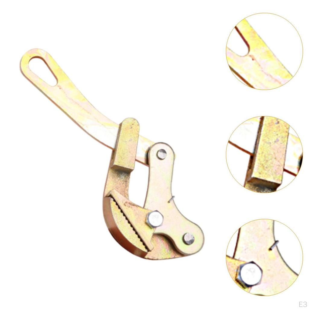 Cable Gripper Puller Grip Heavy Duty High Strength Rope Jaw Tightening