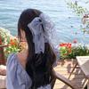 Ribbon Bowknot Hair Clips Barrettes Girls Headwear Sweet Spring Clip  Women Ponytail