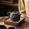 Jianshui Clay Purple Pottery Carving Dragon Teapot Hand Painted Antique Relief Teapot Household Teapot Kungfu Tea Set Kettle