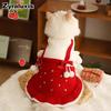 Cat Clothes Kitten Ragdoll Winter German Christmas Wool Sweater Pet Winter Warm Anti-Hairfall