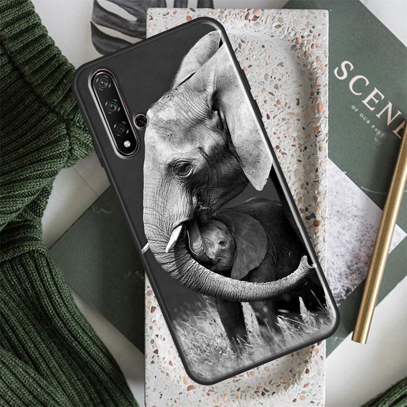 Indian Animal Elephant For Huawei Nova 10 9 SE 5T 12s 12i 11i Y91 Y90 Y60 Y70 Y72 Y61 P60 Pro P20 P40 P30 Lite Case