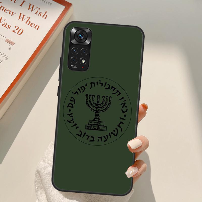 Israelische Mossad Passport Fall Für Xiaomi Redmi Hinweis 10 8 9 11 Pro 8T 9S 10S 11S Redmi 10C 9C 9A 9T K50 K40 Gaming