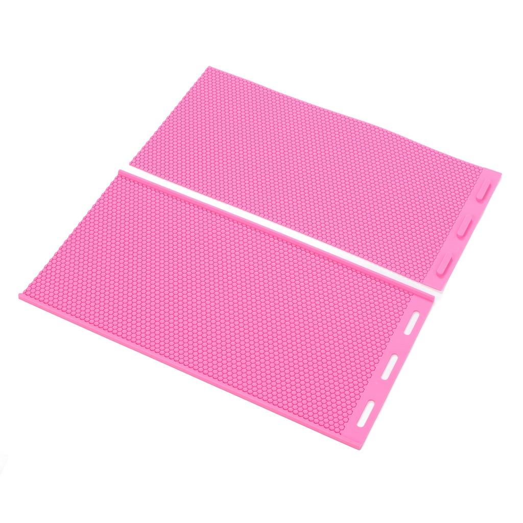 2PCS Beeswax Sheet Molding Silicone Soft Beeswax Foundation Sheets Press Embosser