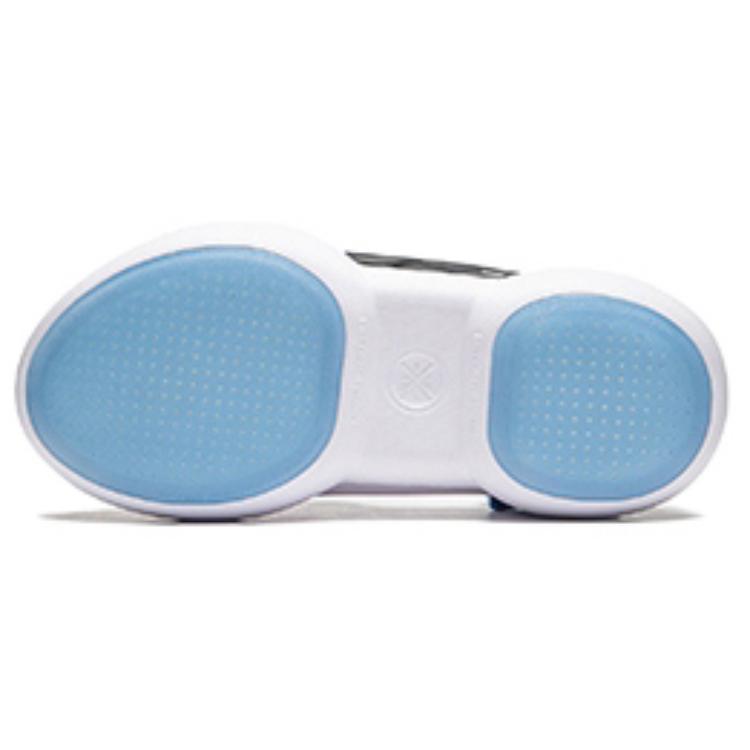 Li Ning Quiet Abrasion Resistant Closed Toe Slippers Men's Standard White ABTU003-2