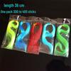 Multicolored Crystal Silk Fishing Line with Seven-Hook Rig – Fly Fishing Accessories