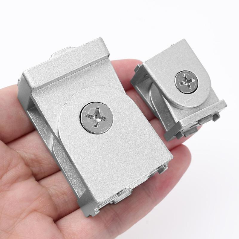 2020 3030 Adjustable Hinge Connector Corrosion Resistance European Standard Aluminum Profile Movable Metal Hinge Accessories