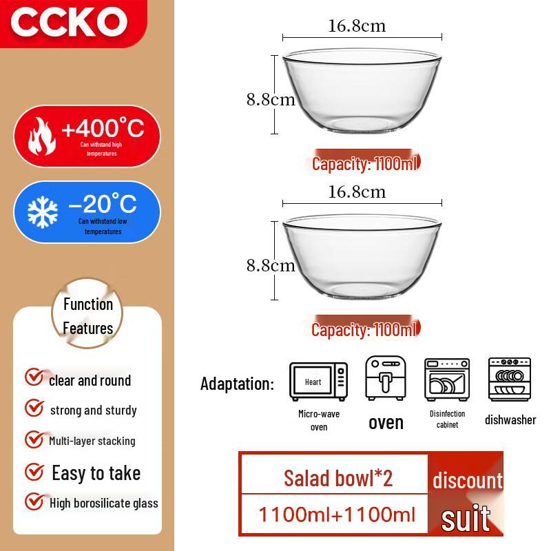 Жаропрочное стеклянное блюдо ZISIZ