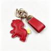 Anti-Loss Strap Goat Pendant Leather Sheep Bag Charm Kawaii Goat Car Keychain  Women