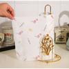 Iron Tree Paper Towel Holder Free Standing Gold Vertical Paper Shelf Decorative One-handed Tear Roll Paper Towel Holder