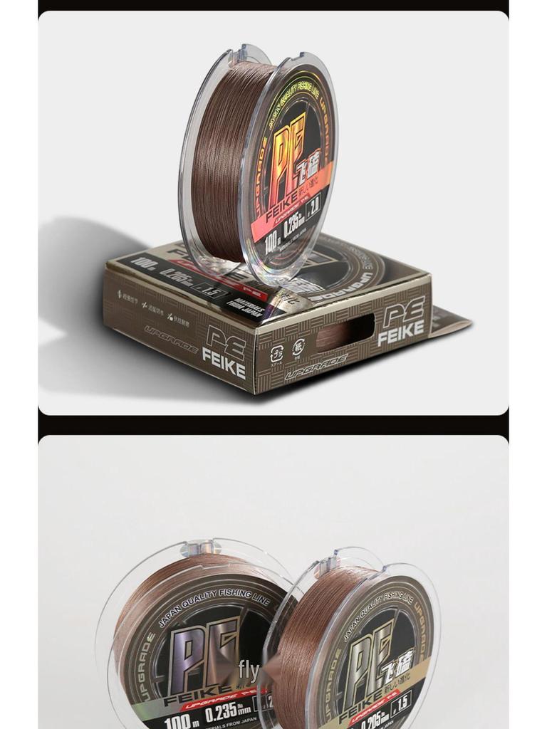 Superfine Black Dyneema Fly Fishing Leader: High-Strength, Ultra-Soft, Bite-Proof PE Line for Tilapia