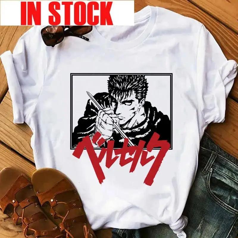 Women's Japanese Anime Rage Graphic Print T-Shirt Retro Fashion Casual Shirt Round Neck Short Sleeve Plus Size