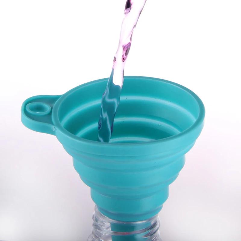 Ice Cube Mold Artifact Disposable Ice Pack Self Sealing Foldable Funnel Silicone Collapsible Funnels for Fuel Hopper Beer Tools