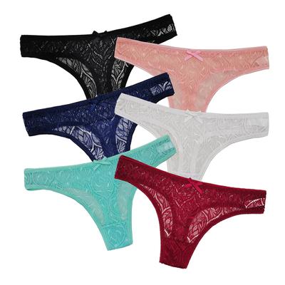 Seksualūs nėriniuoti apatiniai žemo liemens G-stringai moterims, tuščiaviduriai stringai, kvėpuojantys stringai, apatinis trikotažas, moteriški seksualūs apatiniai