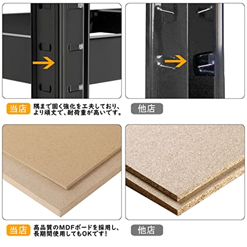 Yaheetech Steel Kitchen Rack, 5-Tier, 120cm Wide, 45cm Deep, 180cm High, Includes Gloves, Adjustable Height, Freely Combinable Storage Shelving, Stain