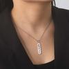 Dawapara Eye of Horus Ankh Cross Necklace Egyptian Cartouche Hieroglyph Pendant Stainless Steel Ancient Spiritual Jewelry