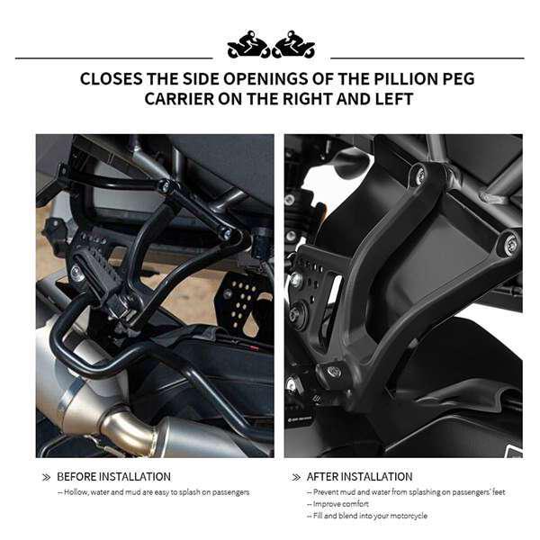 Rear Wheel Fender Extension & Splash Guard for Pan Am 1250/S