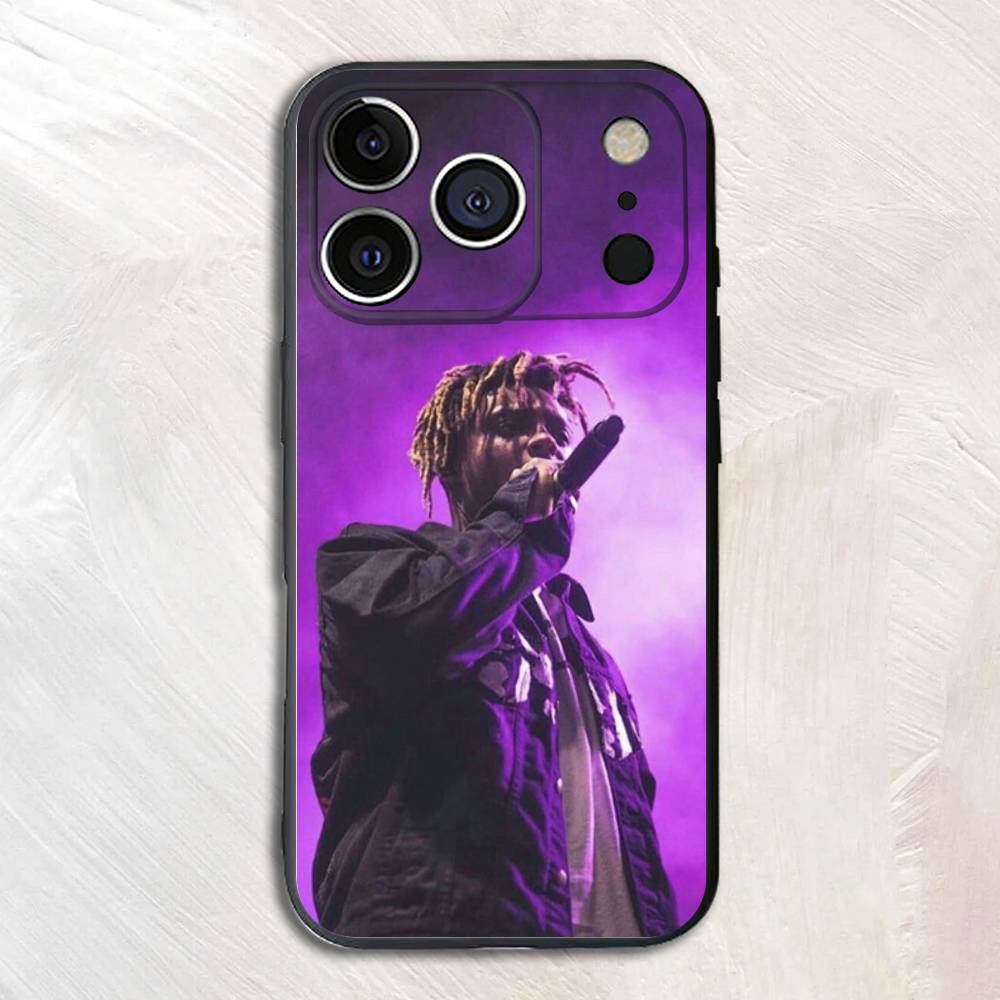 

J-Juice W-Wrid Black Matte Phone Case For iPhone 17,16,15,14,13,12,13,12,11 Pro Max Plus mini XS XR Silicone Soft Back Cover iPhone15pro